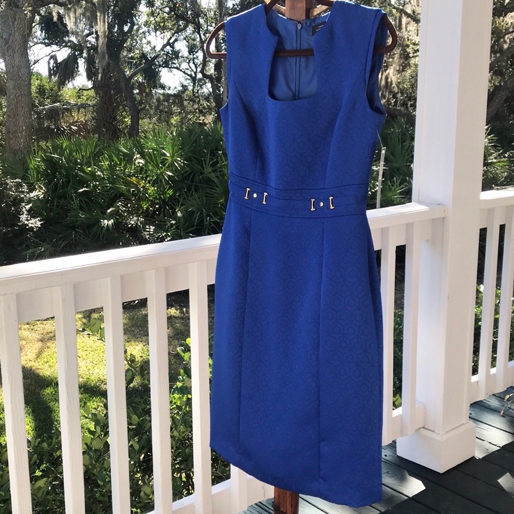 NWT Cobalt Blue Tahari Dress size 4